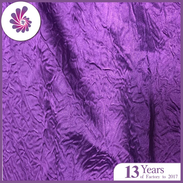 Heavy Crinkle Satin Fabric