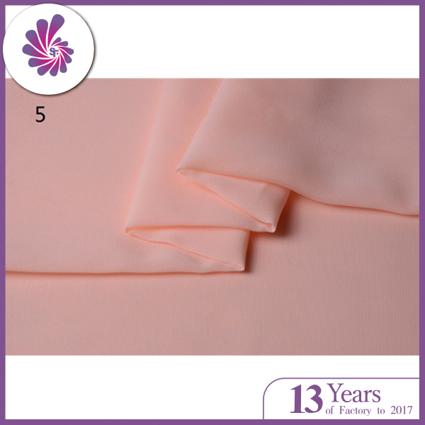 Solid Polyester Chiffon Fabric