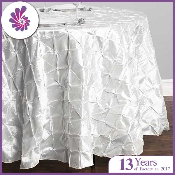 Taffeta Pintuck Table Cloth