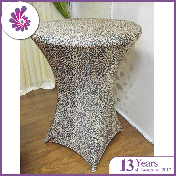 Leopard Spandex Table Cloth