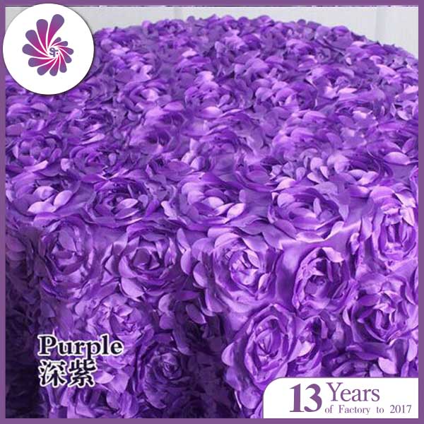 8 cm Rosette Wedding Table Cloth