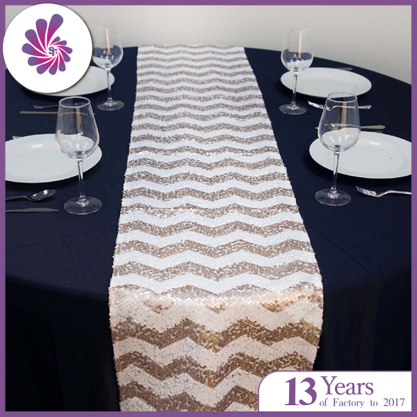 Chevron Sequin  Table Runners