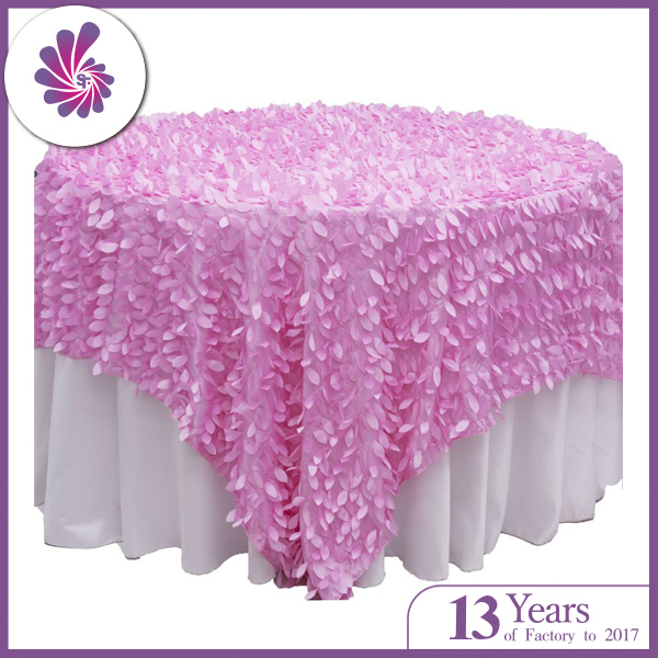 Taffeta Leaf Petal Table Overlay