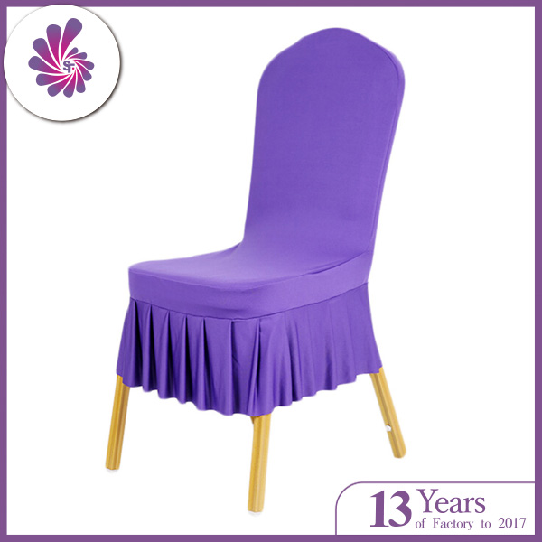 Spandex Chair Cover with Skirt Design