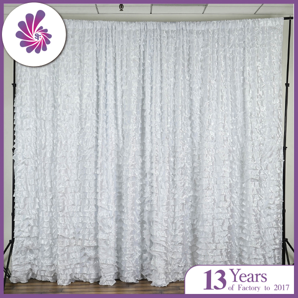 Satin Ruched Party Wedding Backdrop,Photography Background