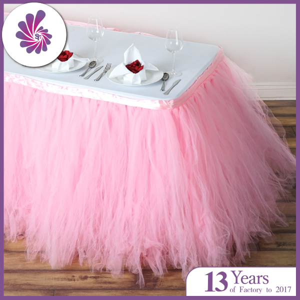 Wedding Tulle Organza Table Skirting