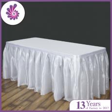 Polyester Satin  Table Skirts