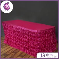 Wedding Rosette Table Skirt