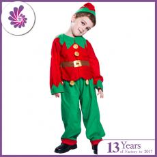 Santa Claus Helper Green Holiday Elf Christmas Costume Sweet Dress Kids/Adults