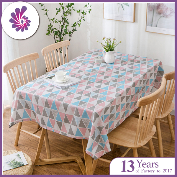 Cotton Linen Table Cloth with Printings