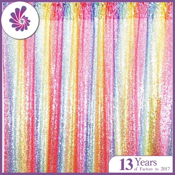 Amazon Top Seller 4*7FT Iridescent Rainbow Sequin Backdrop