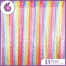 Amazon Top Seller 4*7FT Iridescent Rainbow Sequin Backdrop