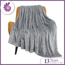 Lightweight Fuzzy Comfy Textured Flannel Blanket