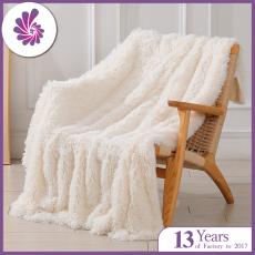 Decorative Extra Soft Fuzzy Faux Fur Shaggy Throw Blanket